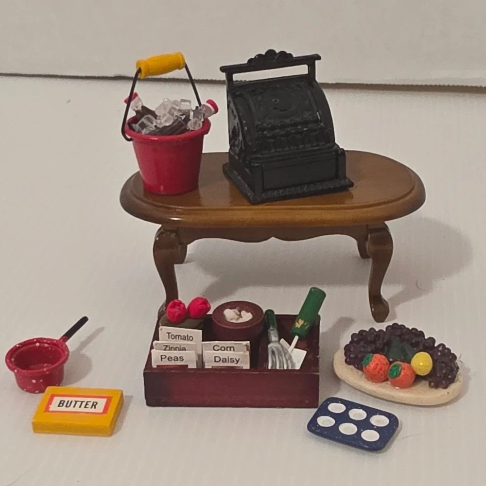 Unbranded Dollhouse Miniature Lot 1:12 Multi Fair Vintage Accessories